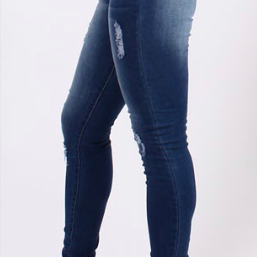 🦋Red Fox Plus Size High Waist Skinny Jeans💥NWT💥 - Picture 4 of 5